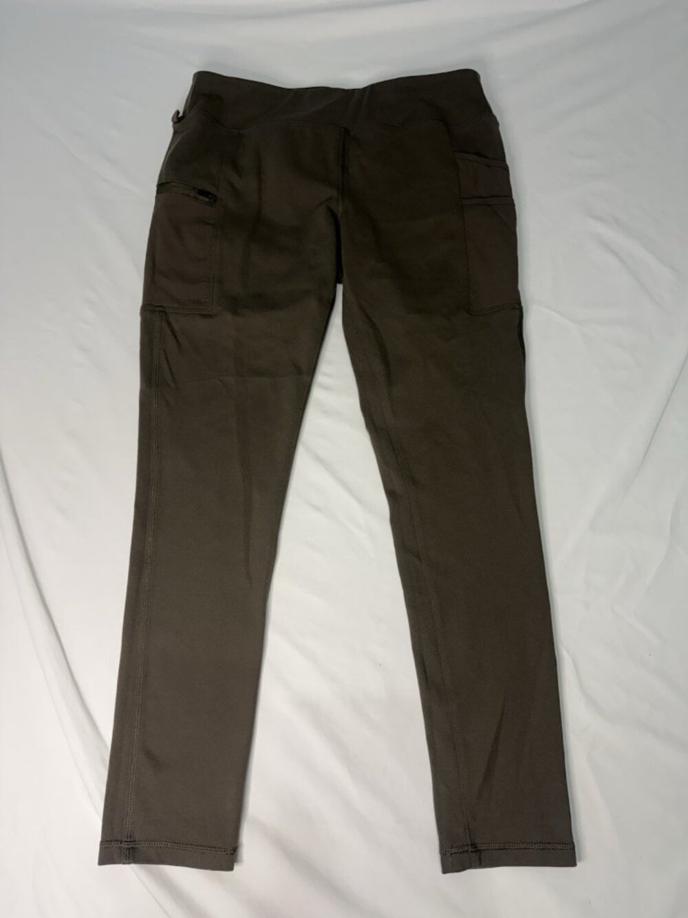 Carhartt Women's MEDIUM Fitted Pocket Cargo Leggings Pants OLIVE